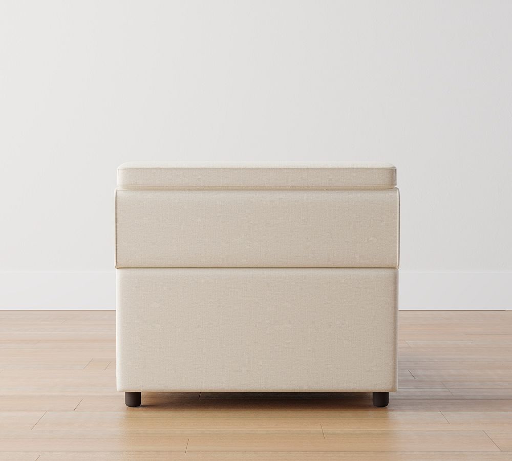 Build Your Own Tucker Upholstered Power Reclining Sectional Pottery Barn