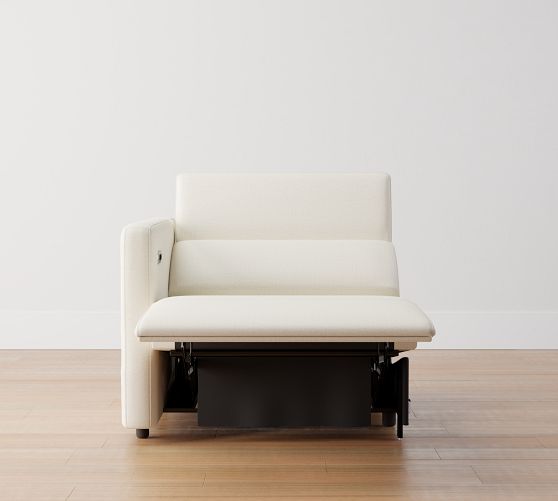 Build Your Own Tucker Upholstered Power Reclining Sectional Pottery Barn