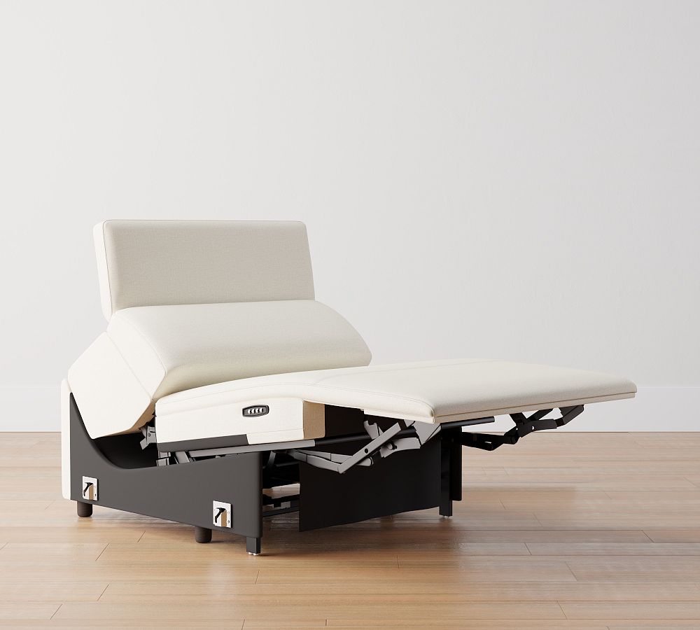 Build Your Own Tucker Upholstered Power Reclining Sectional Pottery Barn