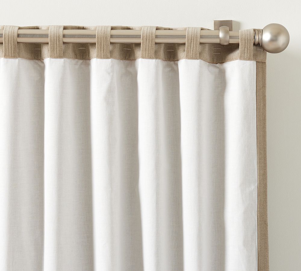 Rustic Chenille Curtain Pottery Barn