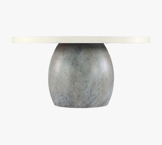 Delvy Round Dining Table Pottery Barn