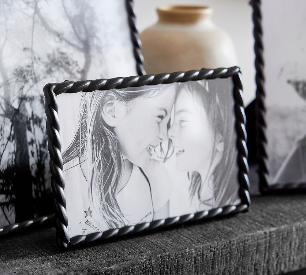 Wooden Rope Frame Custom Rope Picture Frames | Pottery Barn