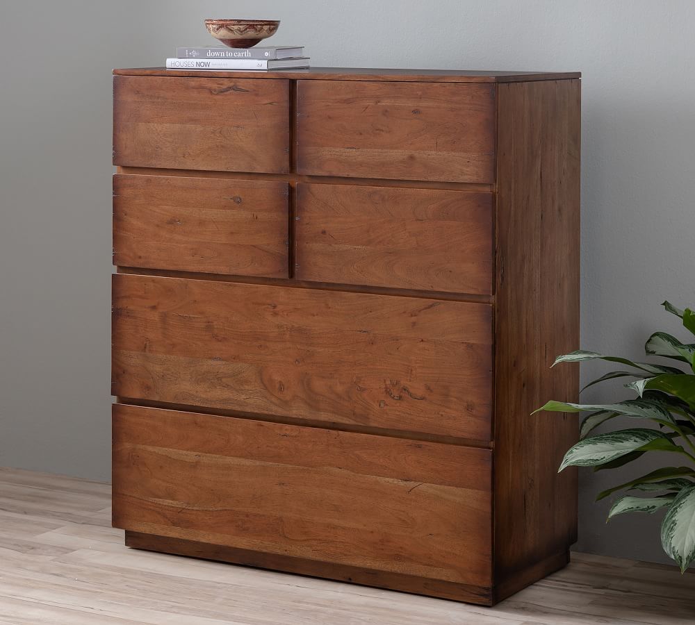 Parkview Reclaimed Wood 6Drawer Tall Dresser Pottery Barn