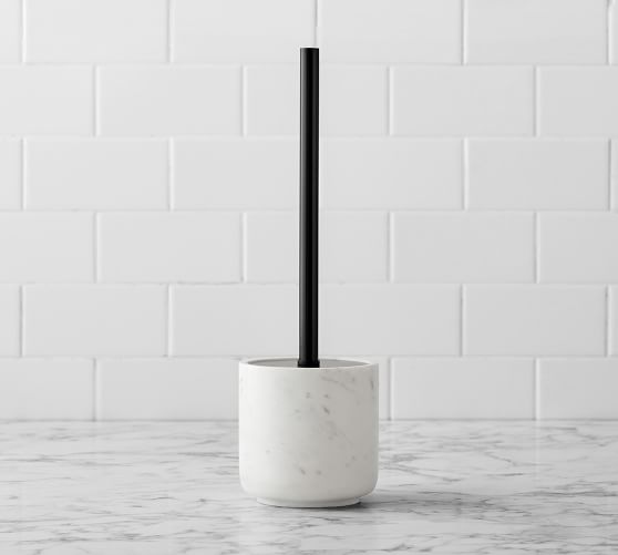 Frost Marble Bathroom Accessories Set Pottery Barn