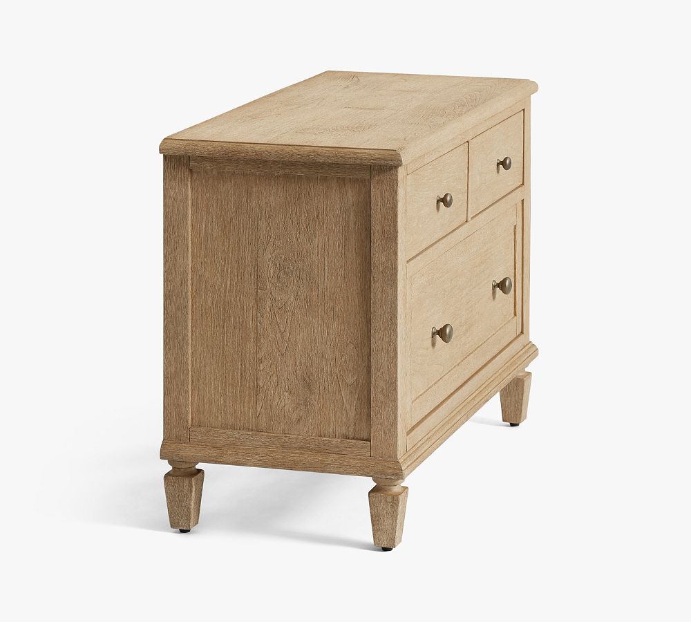 Sausalito 3Drawer Nightstand Pottery Barn