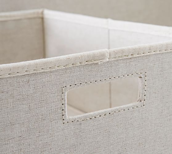 Linen Utility Baskets Pottery Barn