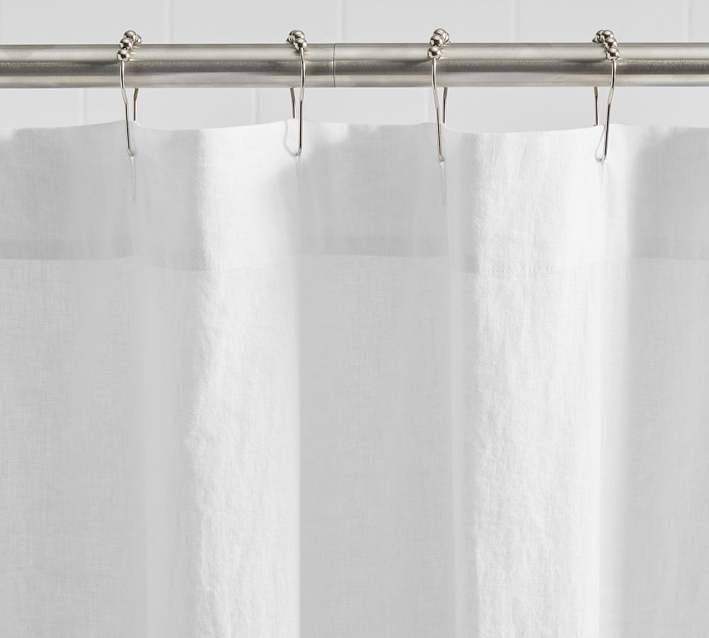 European Linen/Cotton Shower Curtain | Pottery Barn