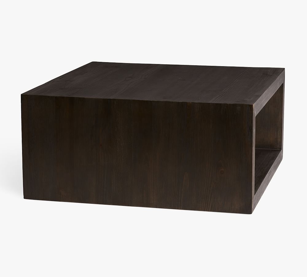 Folsom Large Square Coffee Table Pottery Barn