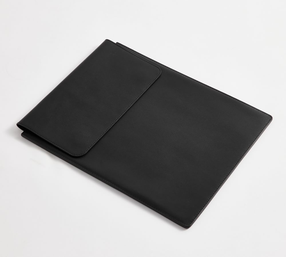 Classic Leather Laptop Case Pottery Barn