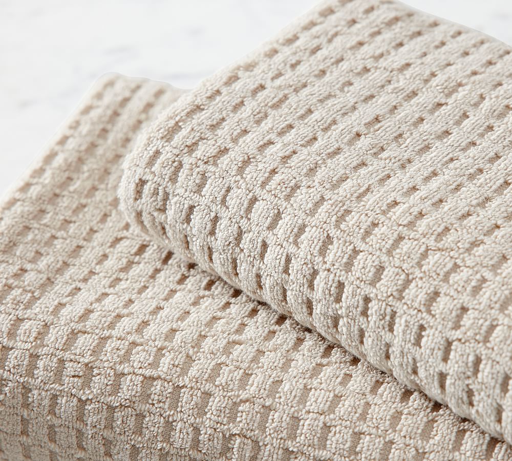 Terry Waffle Towels | Pottery Barn