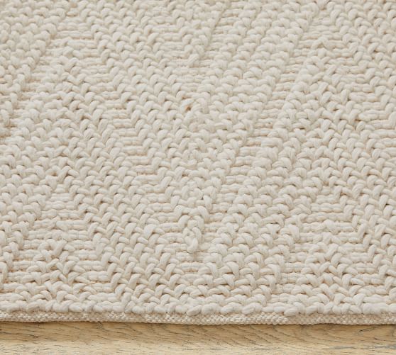 Zig Zag Textured Rug Pottery Barn