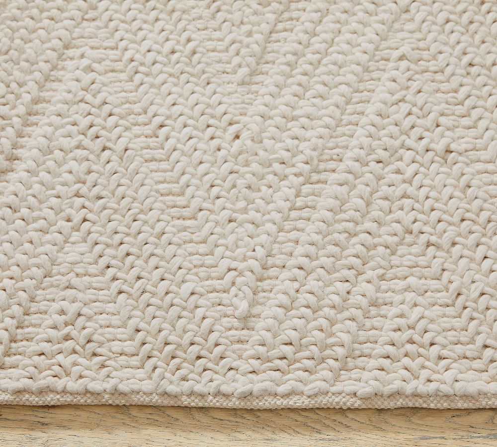 Zig Zag Textured Rug Pottery Barn