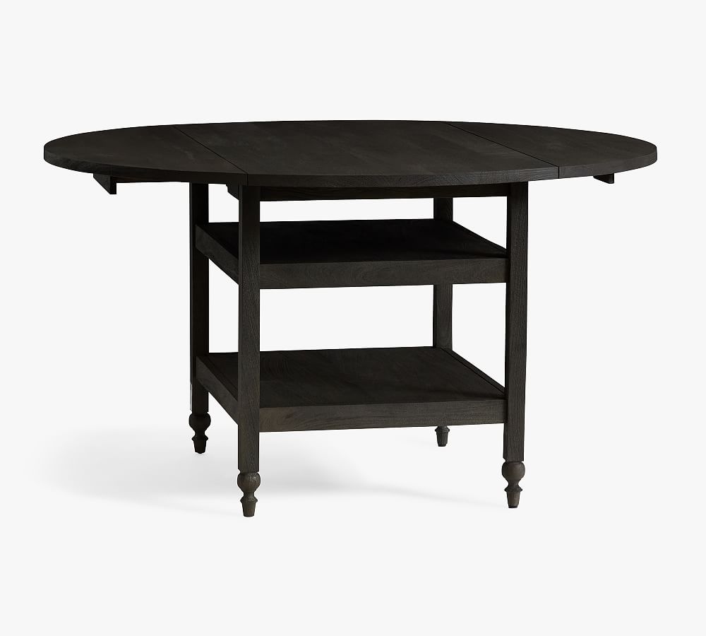 Astoria Round Drop Leaf Dining Table | Pottery Barn
