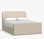 Layton Upholstered Sleigh Bed | Pottery Barn