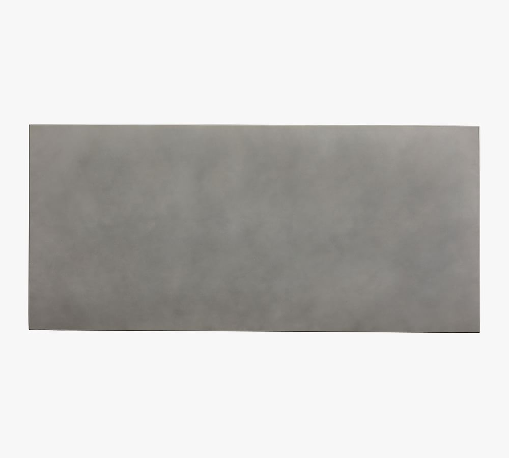 Abbott Concrete & Acacia Chunky Leg Outdoor Dining Table Pottery Barn