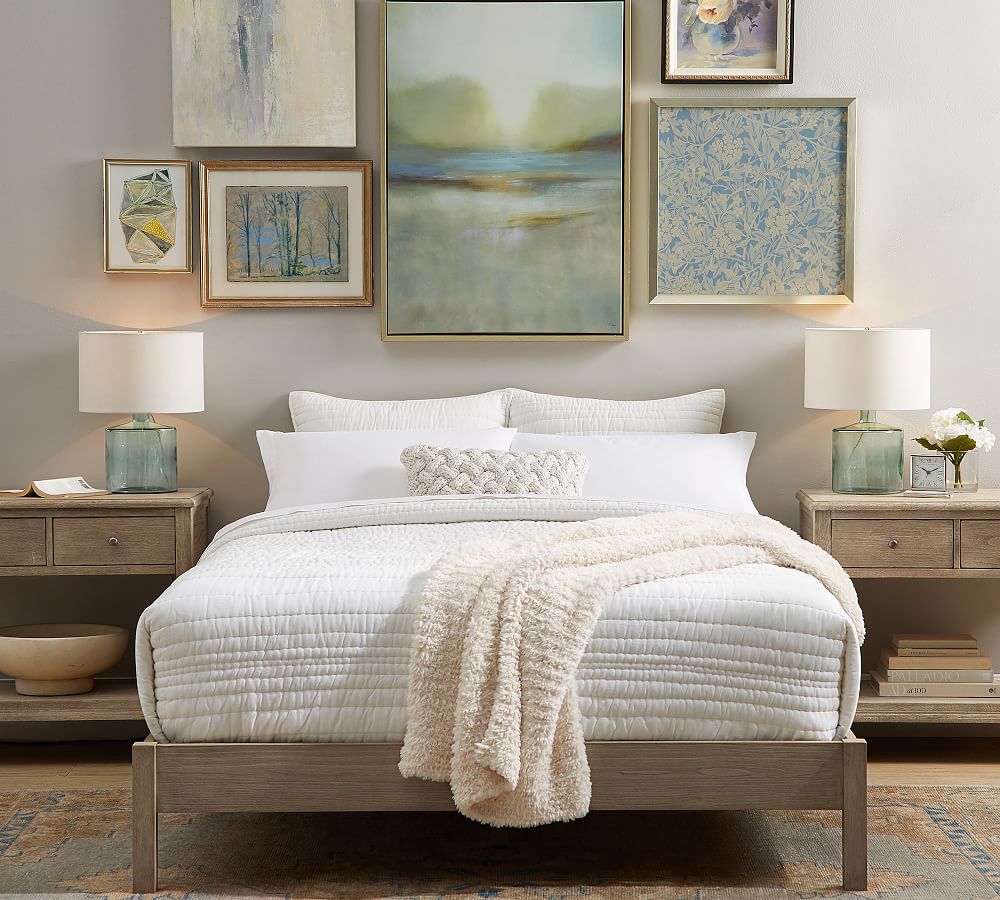 Wood Platform Bed Frame | Pottery Barn