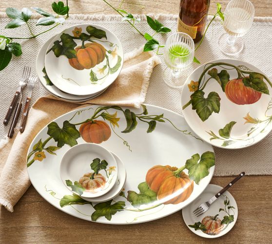 Rustic Pumpkin Serving Platter | Pottery Barn