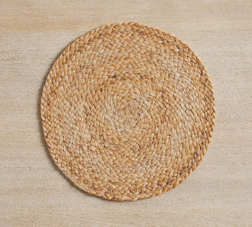 Colton Jute Round Placemats | Pottery Barn