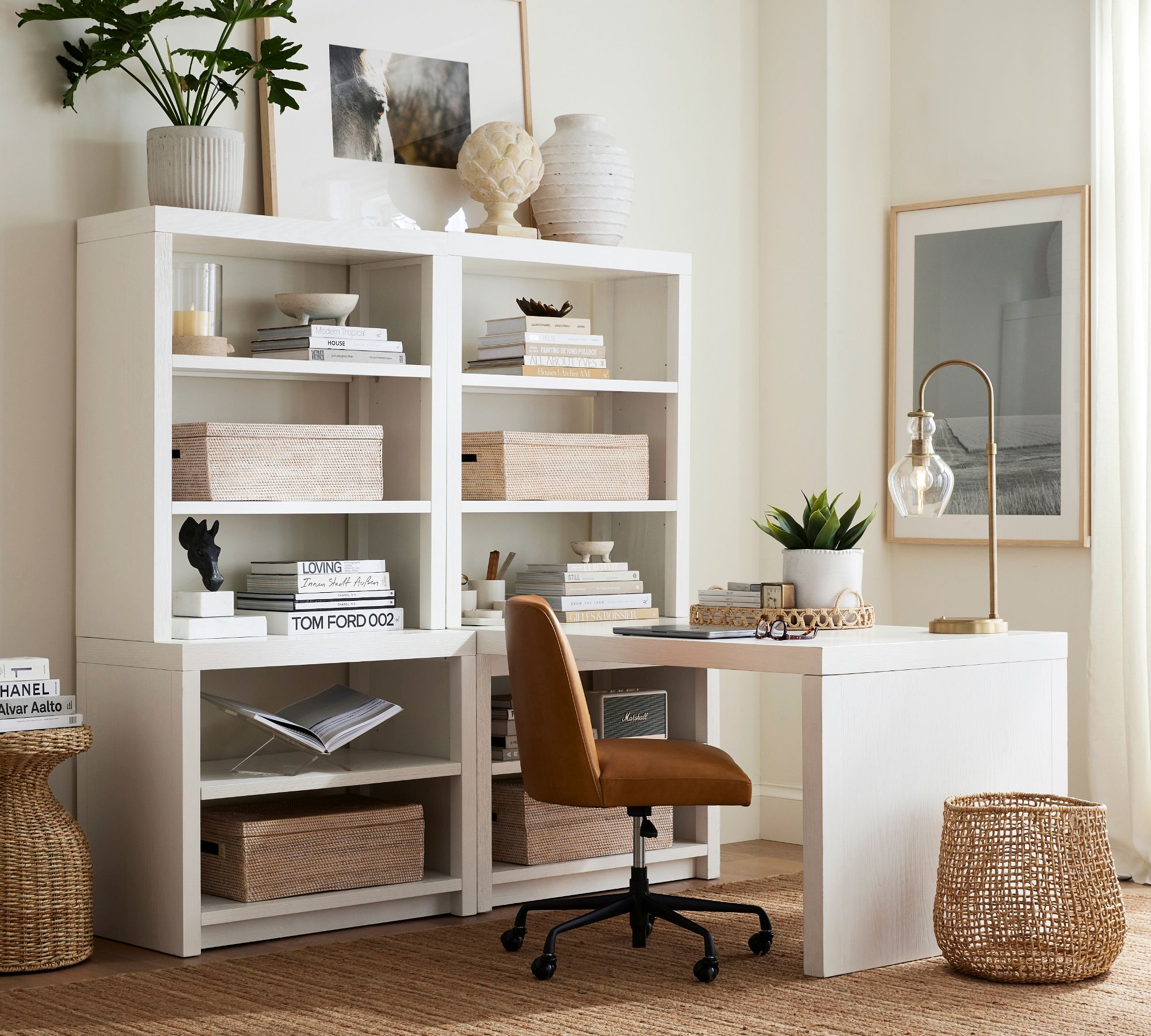 24 Best Peninsula Desks To Get For Your Home Office Atinydreamer   Dillon Peninsula Desk Bookcase Suite Ada 1 Xl 