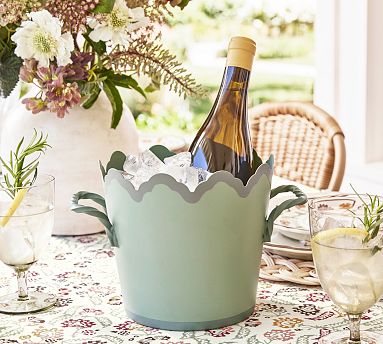 Julia Berolzheimer Lily Ice Bucket | Pottery Barn