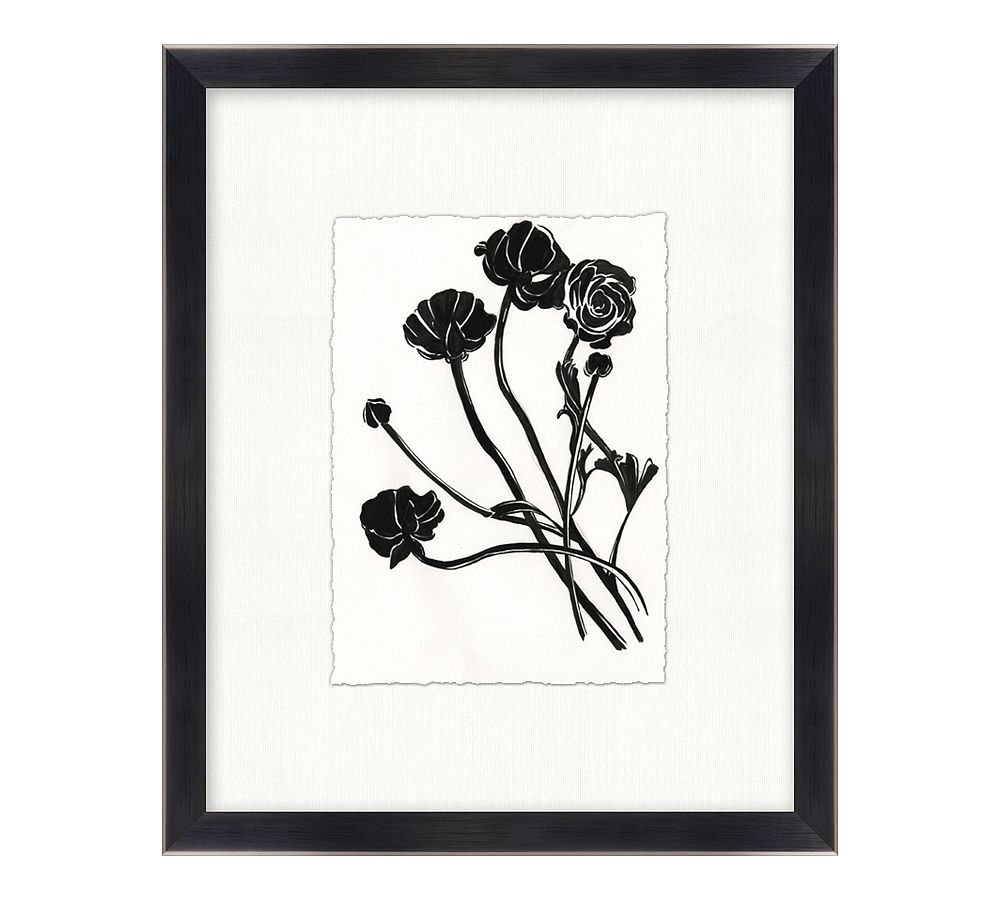 Block Print Floral Wall Art Pottery Barn