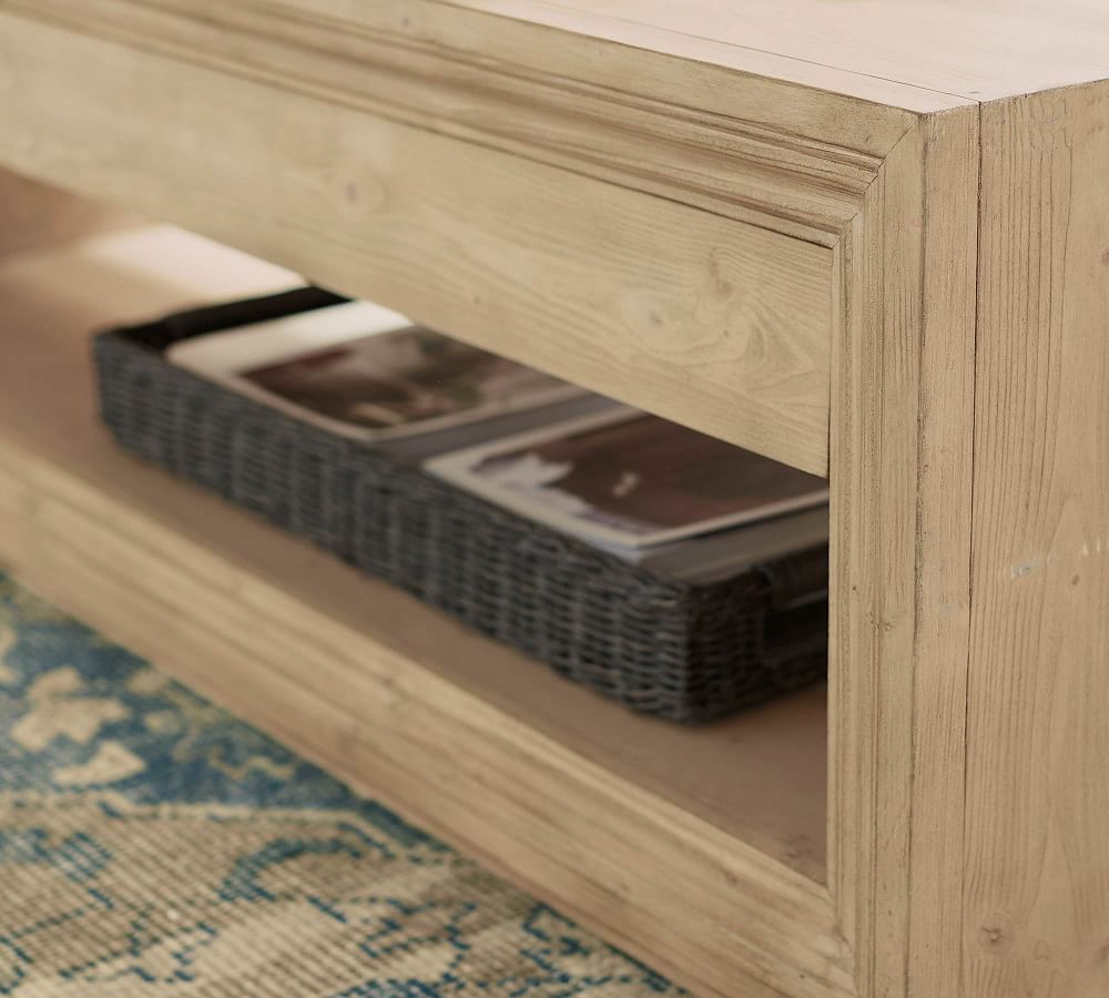 Leon Rectangular Coffee Table Pottery Barn