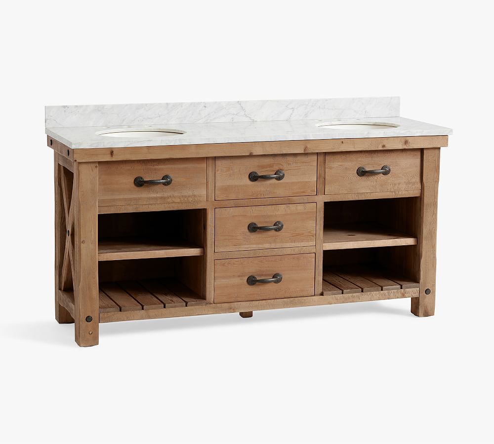 Benchwright 72" Double Sink Vanity | Pottery Barn