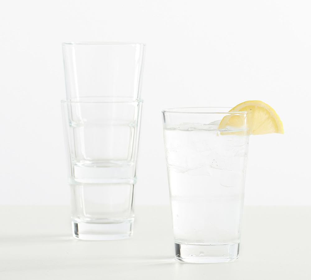 Astoria Stackable Drinking Glasses | Pottery Barn