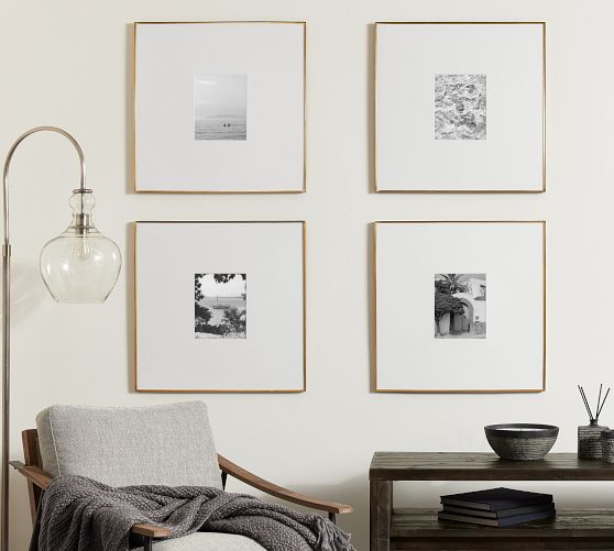 Stowe Modern Metal Frames, 25x25 | Pottery Barn