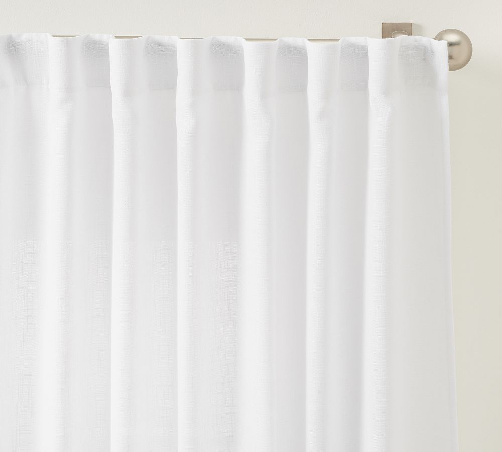 Brixton Textured Curtain - Set of 2 | Pottery Barn