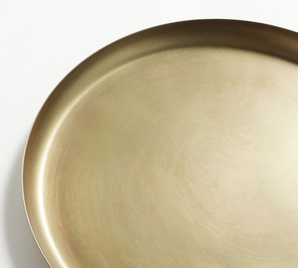 Brass Handcrafted Metal Nesting Trays | Pottery Barn
