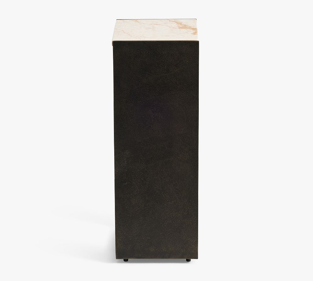 Rowe Rectangular Marble Accent Table Pottery Barn