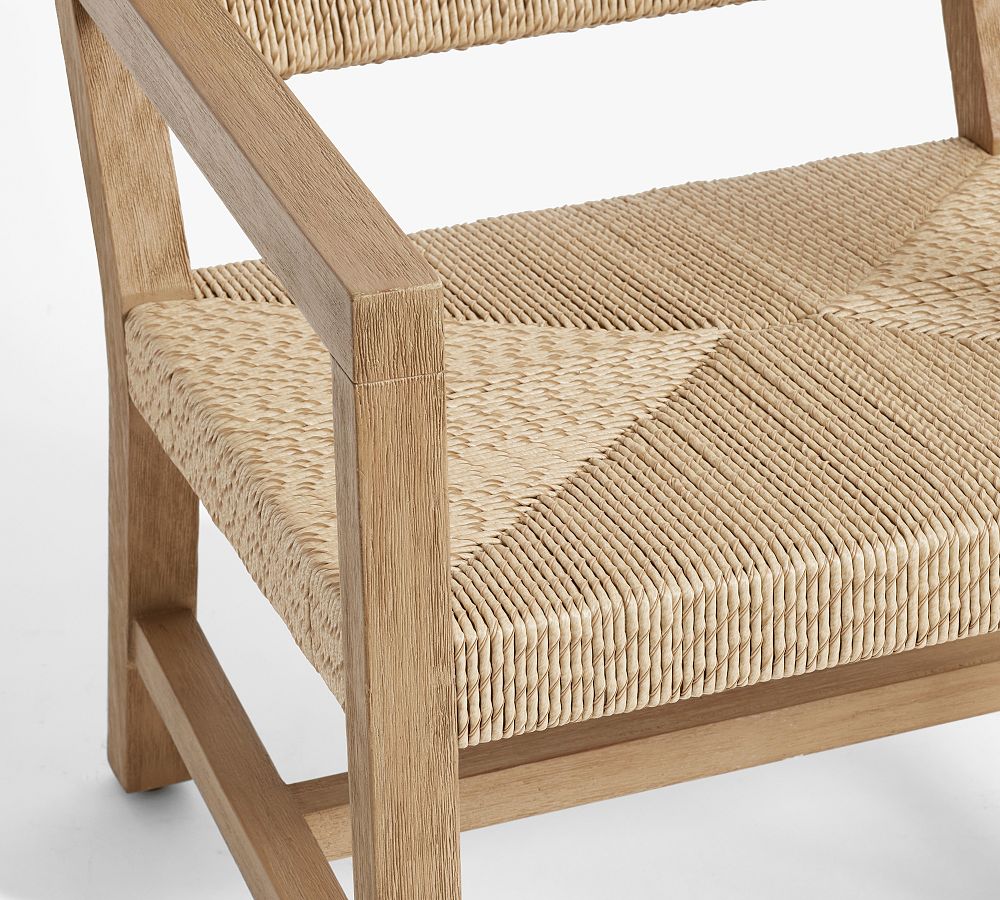 Malibu Woven Outdoor Lounge Chair | Pottery Barn