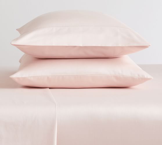 700ThreadCount Sateen Pillowcases Set of 2 Pottery Barn