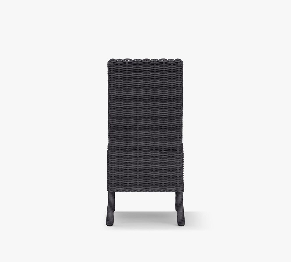 Huntington Wicker Outdoor Dining & Armchairs Pottery Barn