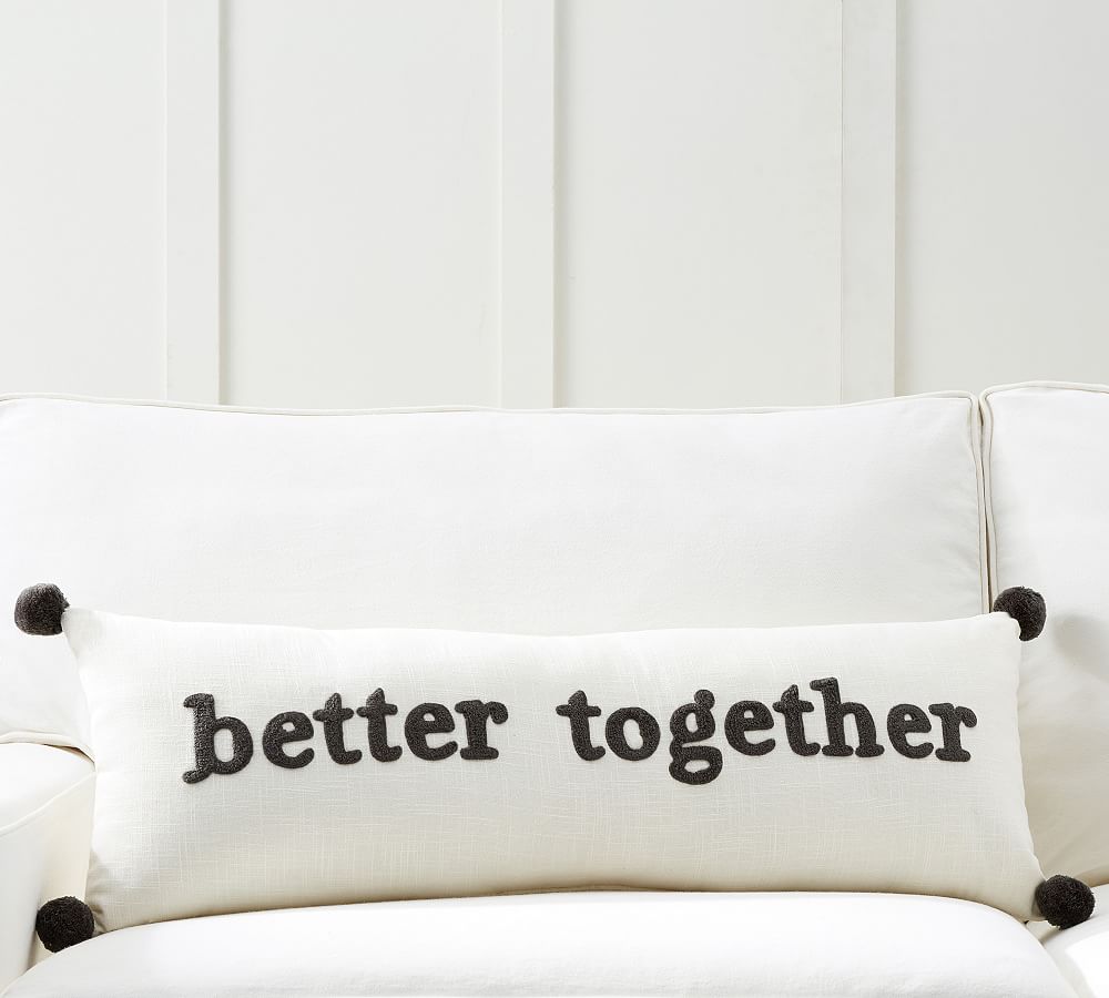 Better Together Lumbar Pillow Pottery Barn