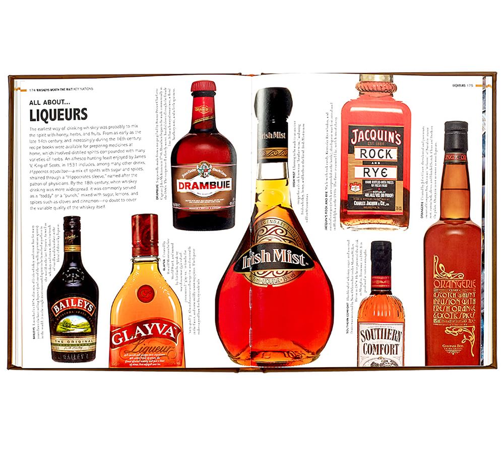 World Whiskey LeatherBound Book Pottery Barn