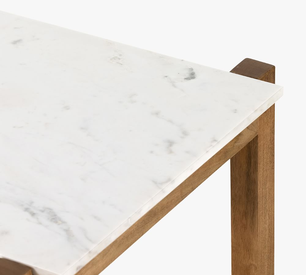 Andy Marble Counter Height Dining Table | Pottery Barn