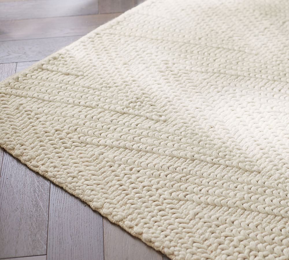 Zig Zag Textured Rug Pottery Barn