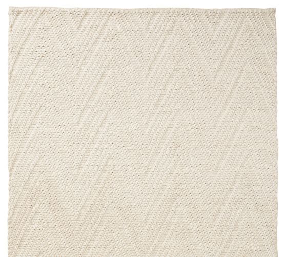 Zig Zag Textured Rug Pottery Barn
