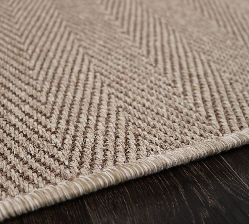 Custom Chevron Weave Sisal Rug Pottery Barn