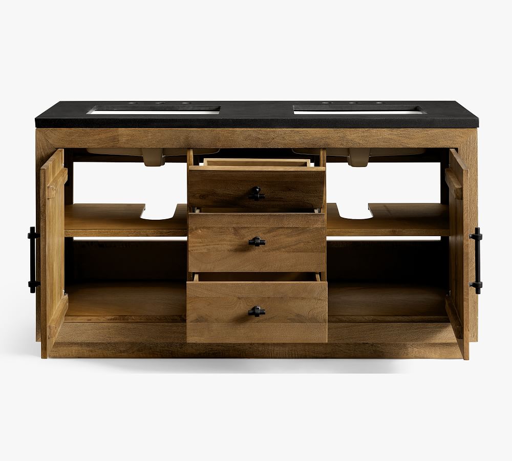 Oakleigh 60" Double Sink Vanity Pottery Barn