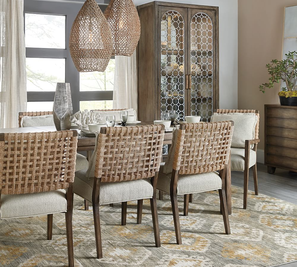 Anders Woven Dining Chairs, Set of 2 Pottery Barn