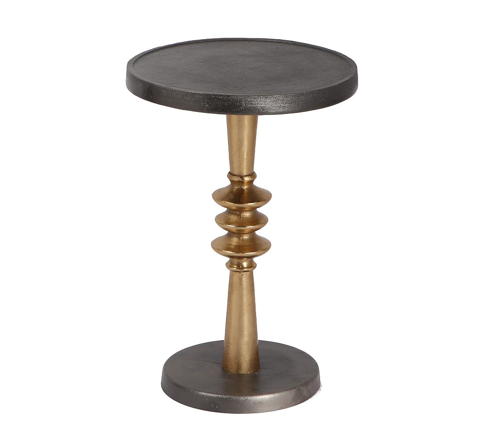 Pottery barn deals brass side table