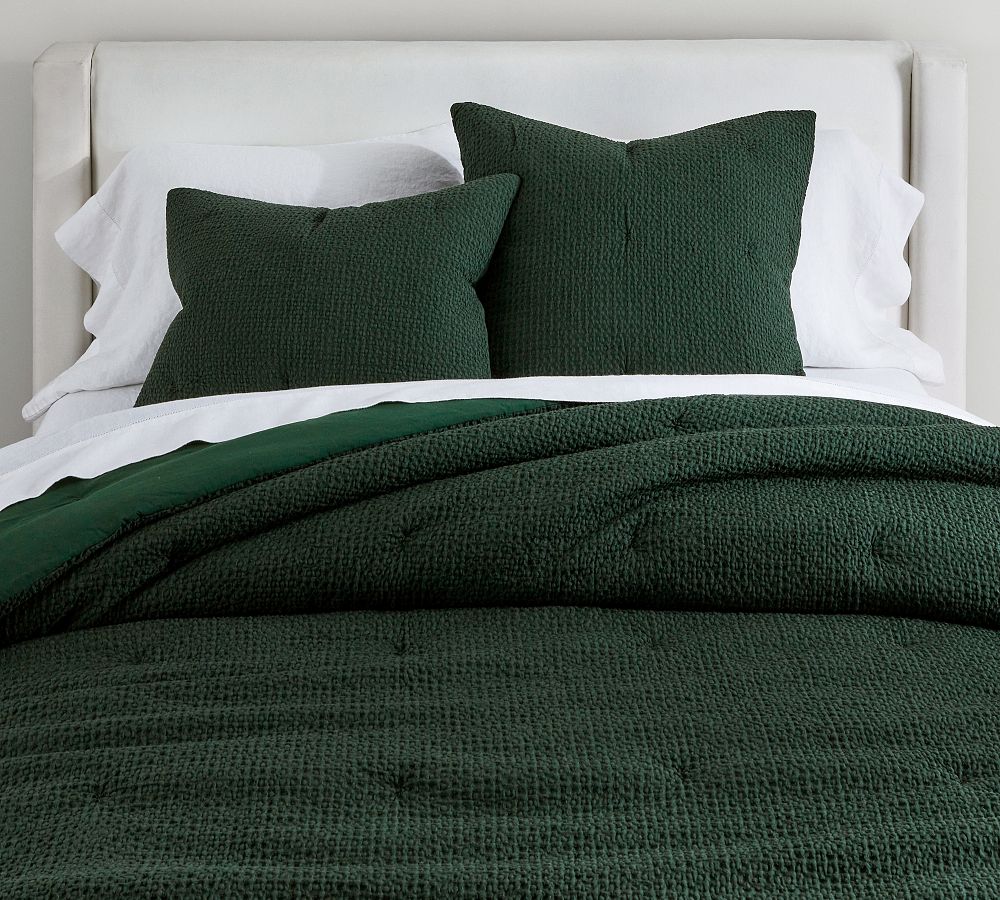 Vintage Washed Cotton/Linen Comforter Pottery Barn