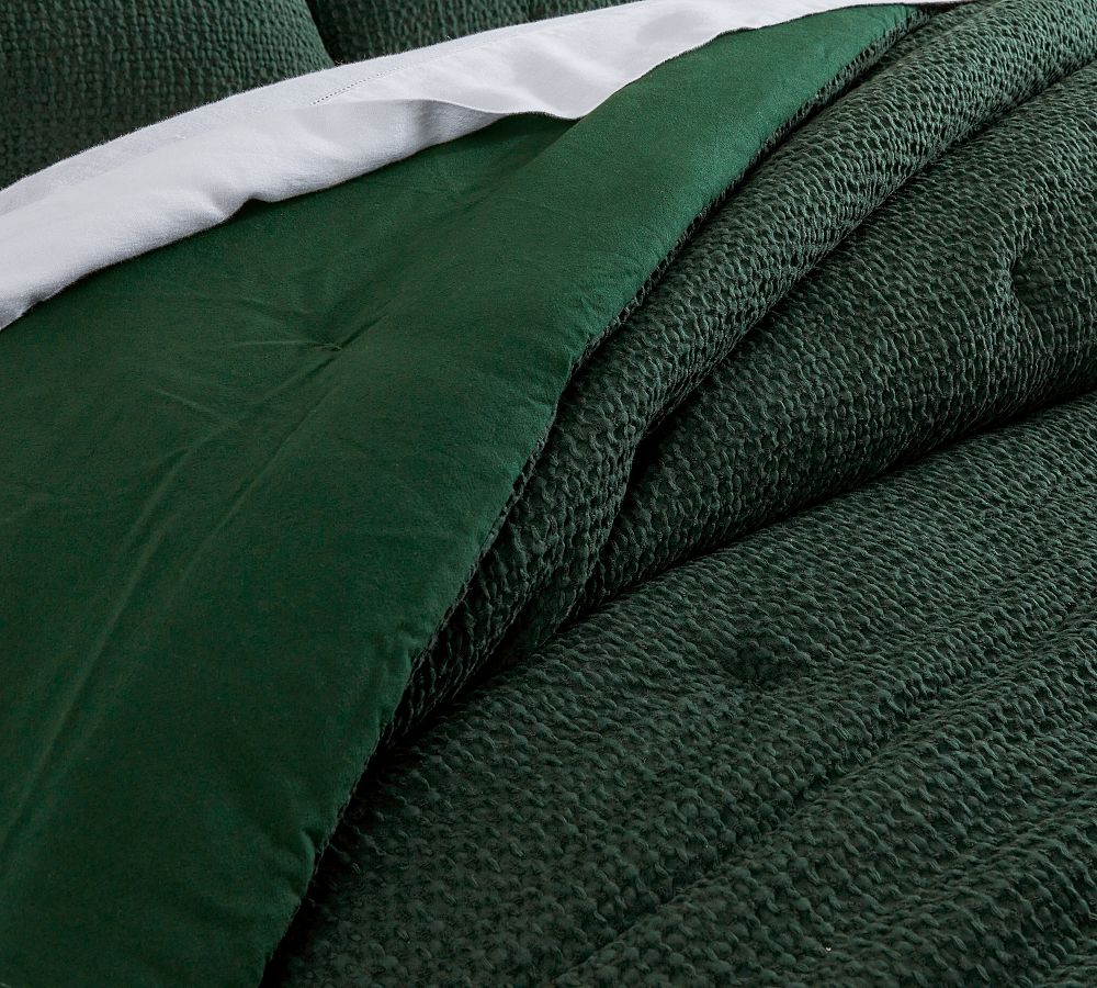 Vintage Washed Cotton/Linen Comforter Pottery Barn