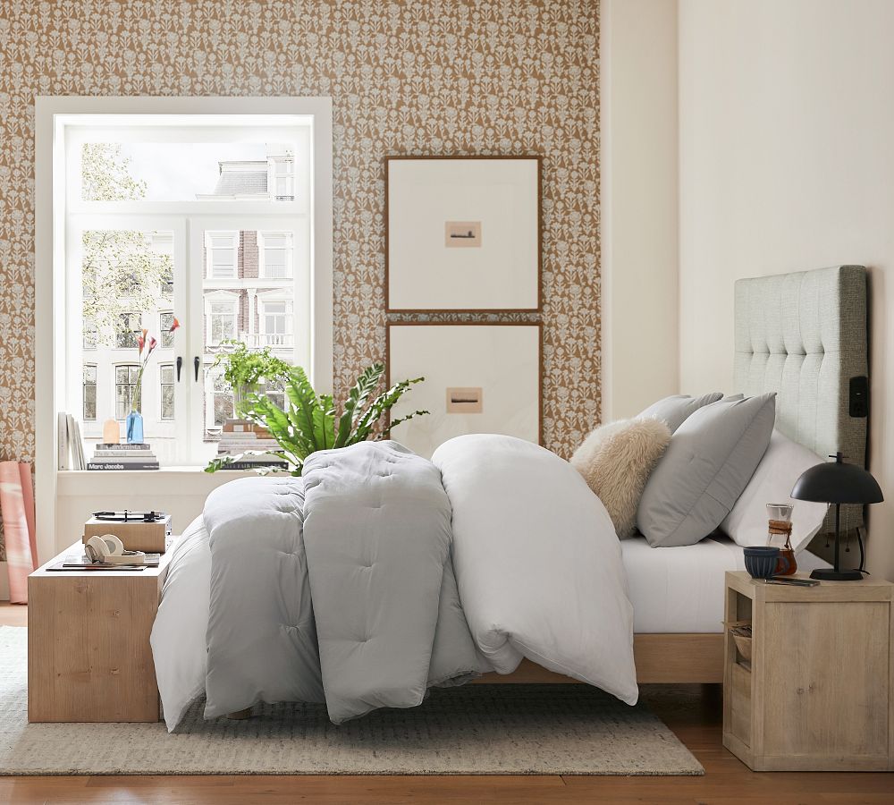 Dream Brushed Organic Cotton Duvet Cover Pottery Barn