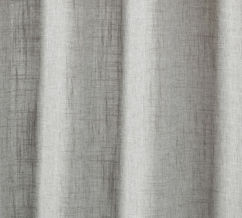 Brixton Textured Curtain - Set of 2 | Pottery Barn