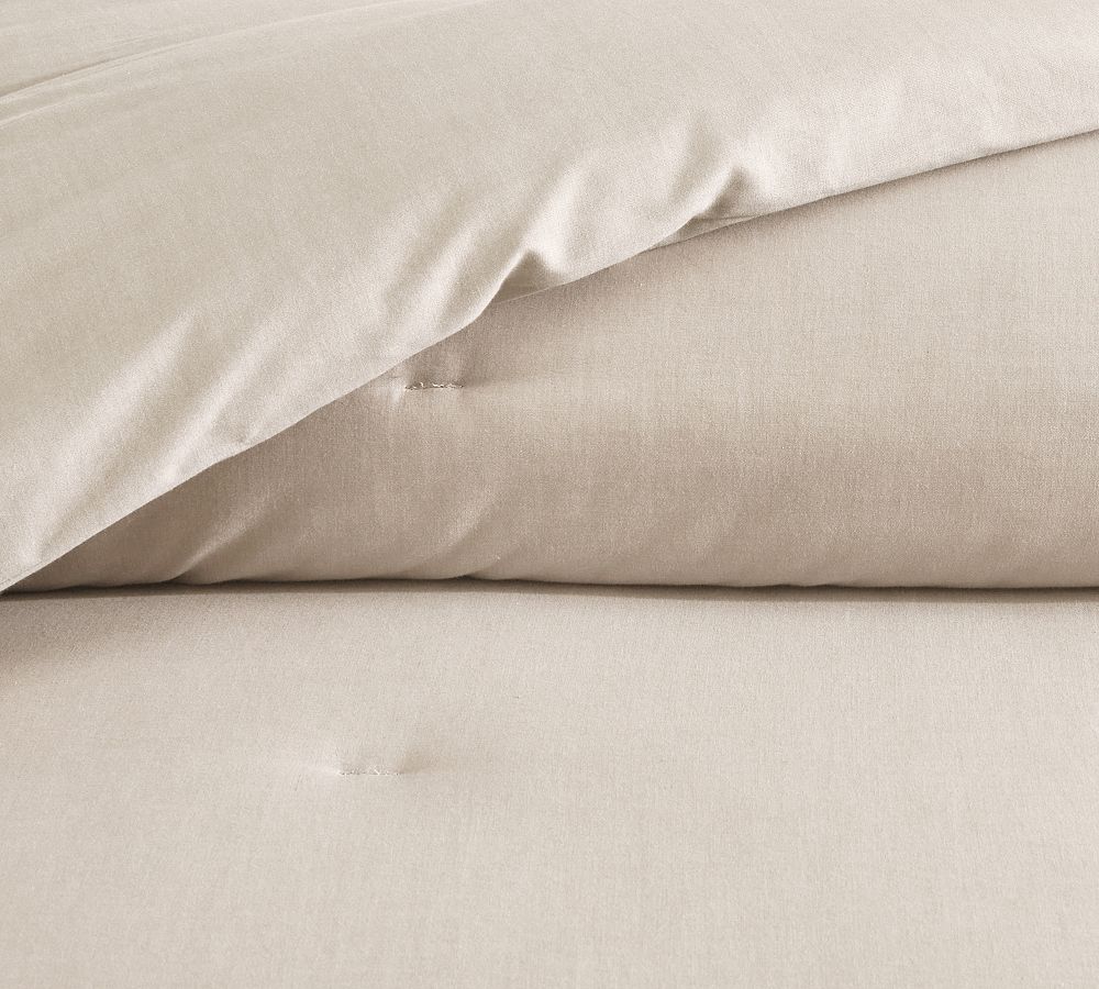 Dream Brushed Cotton Comforter Pottery Barn