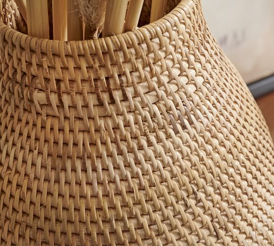 Woven Rattan Vases | Pottery Barn